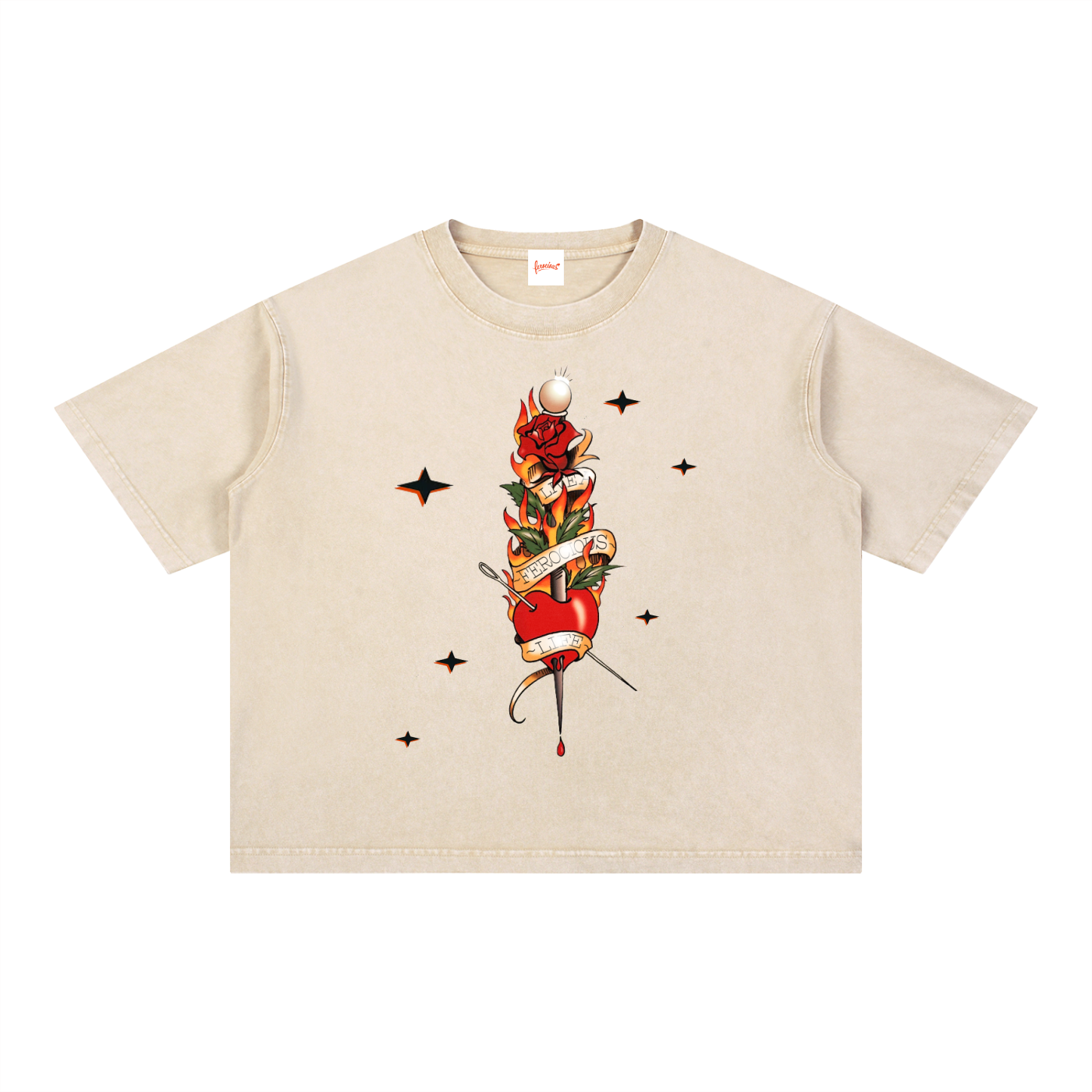 Thorns and Needles - Wash Boxy Cotton T