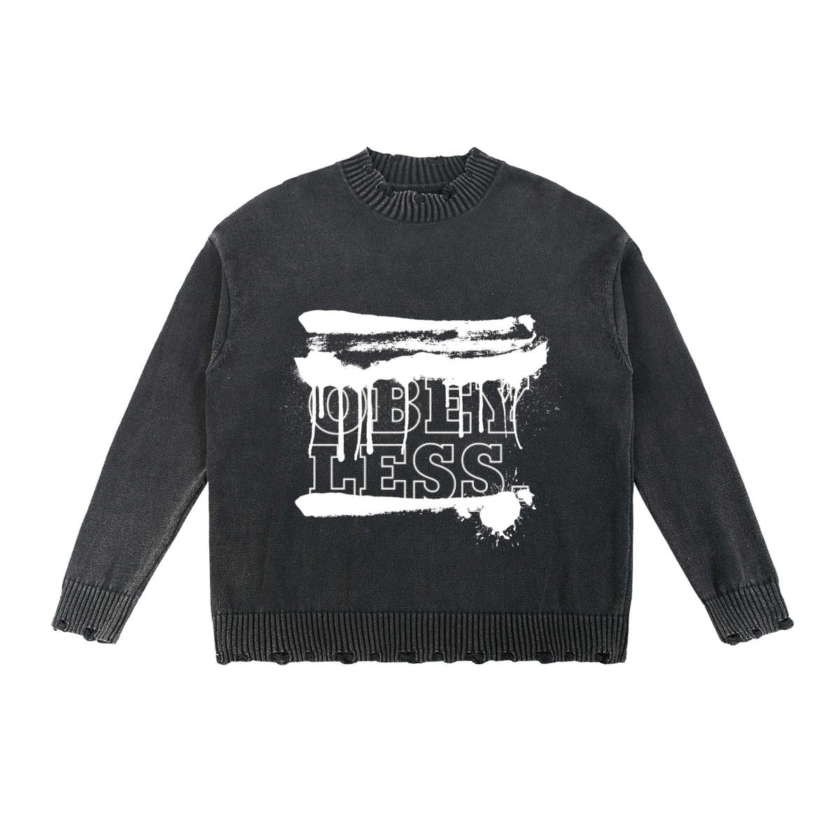OBEY - Vintage Hand-Frayed Sweater