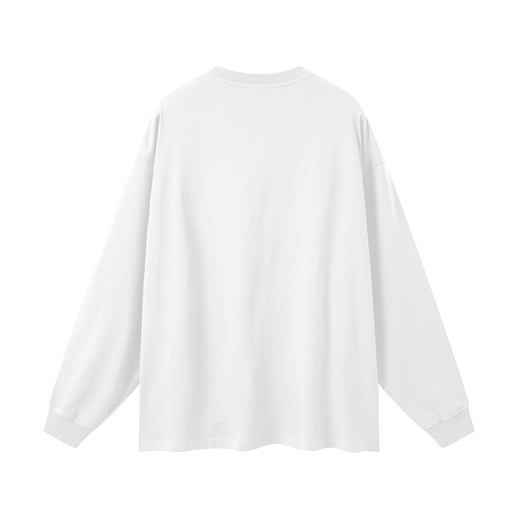 Biker Bones Oversized Unisex Long Sleeve T