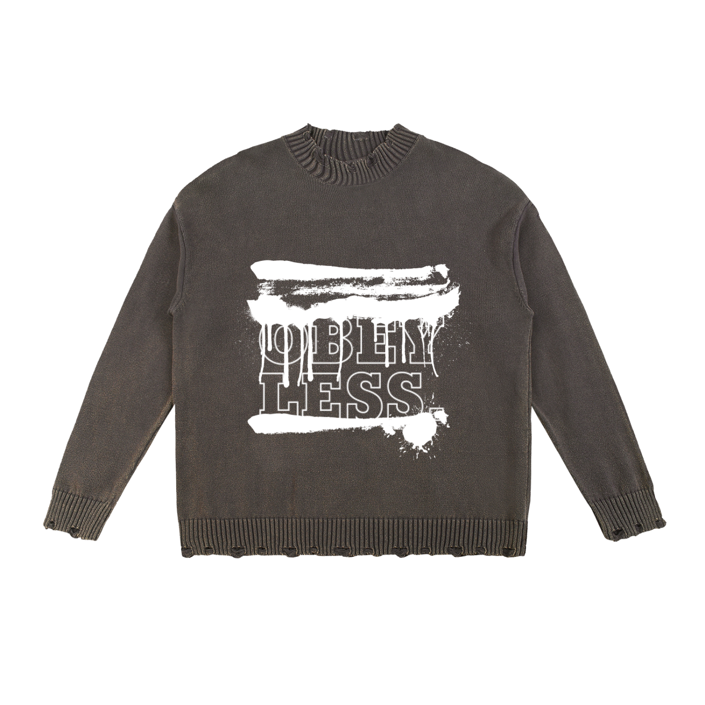 OBEY - Vintage Hand-Frayed Sweater