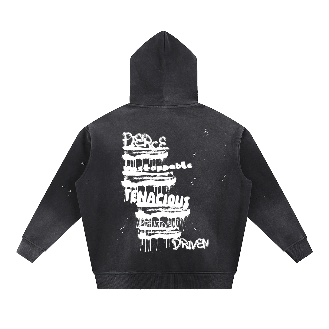 RELENTLESS - Vintage Frayed Fleece Hoodie