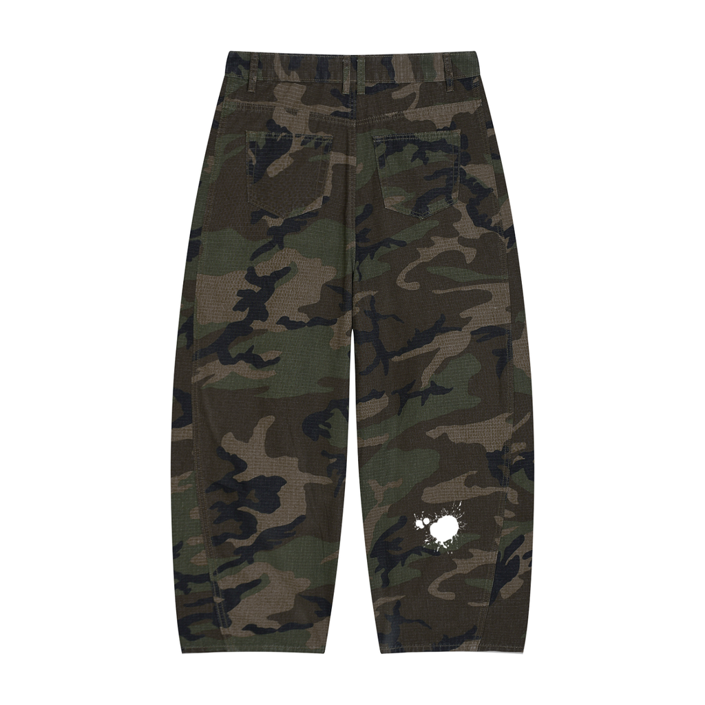 Men’s Camo Barrel Leg Cargo