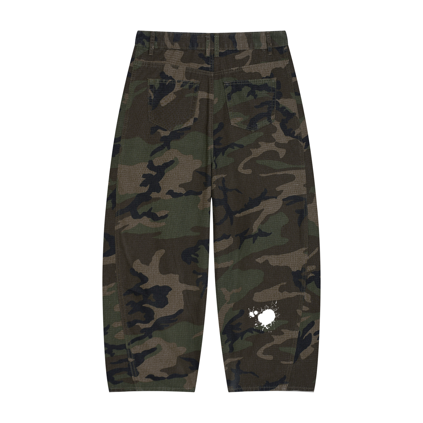 Men’s Camo Barrel Leg Cargo