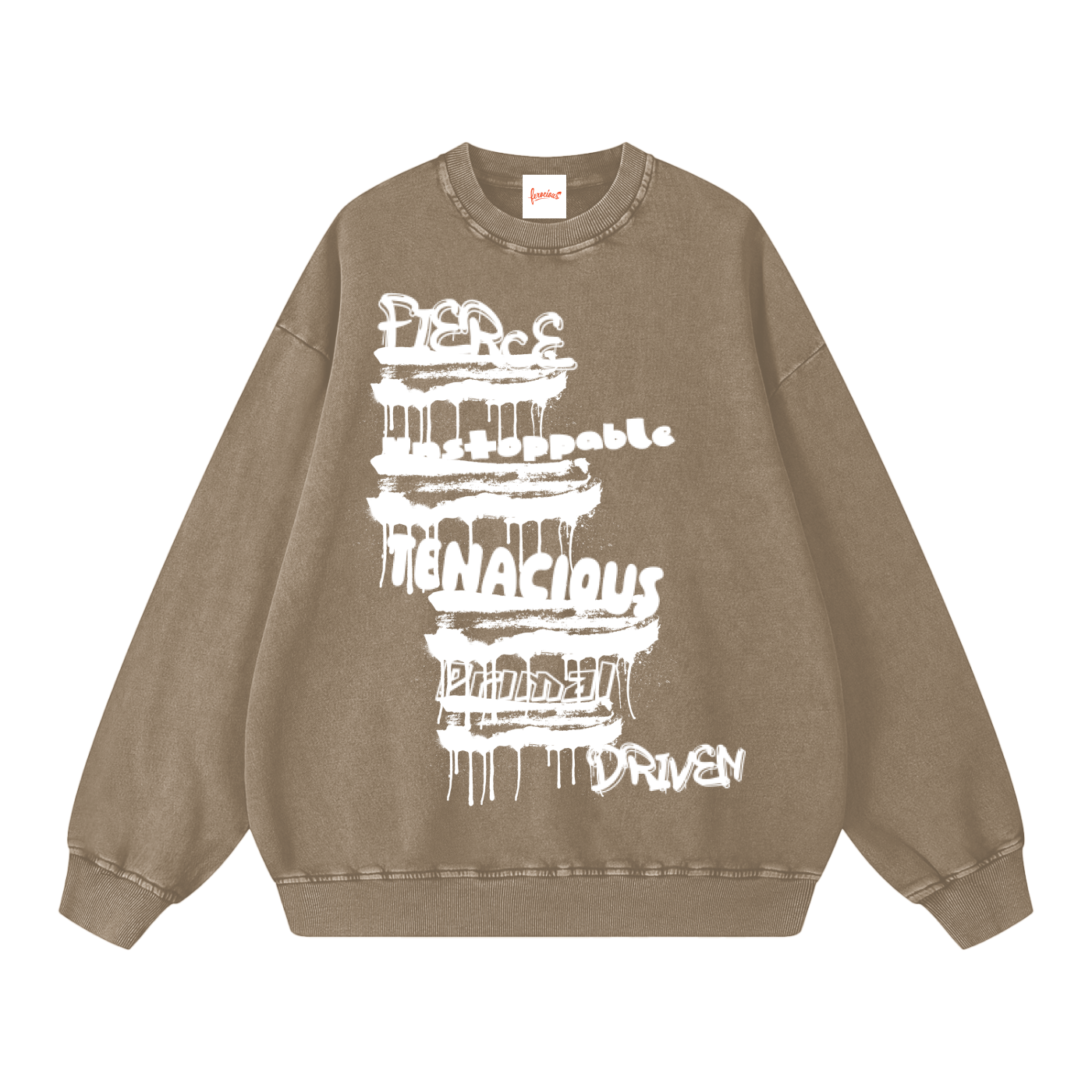 RELENTLESS - Washed Oversized Sweatshirt