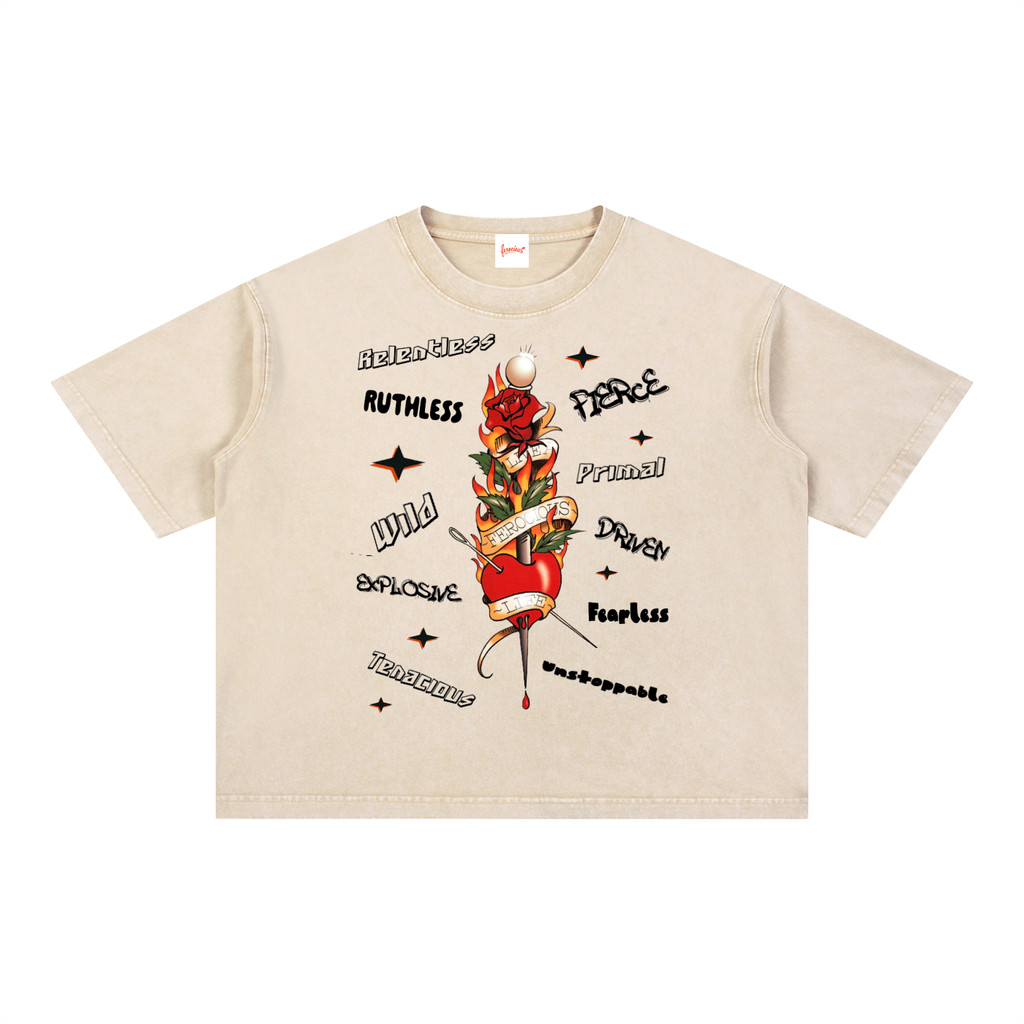 Thorns and Needles - Wash Boxy T