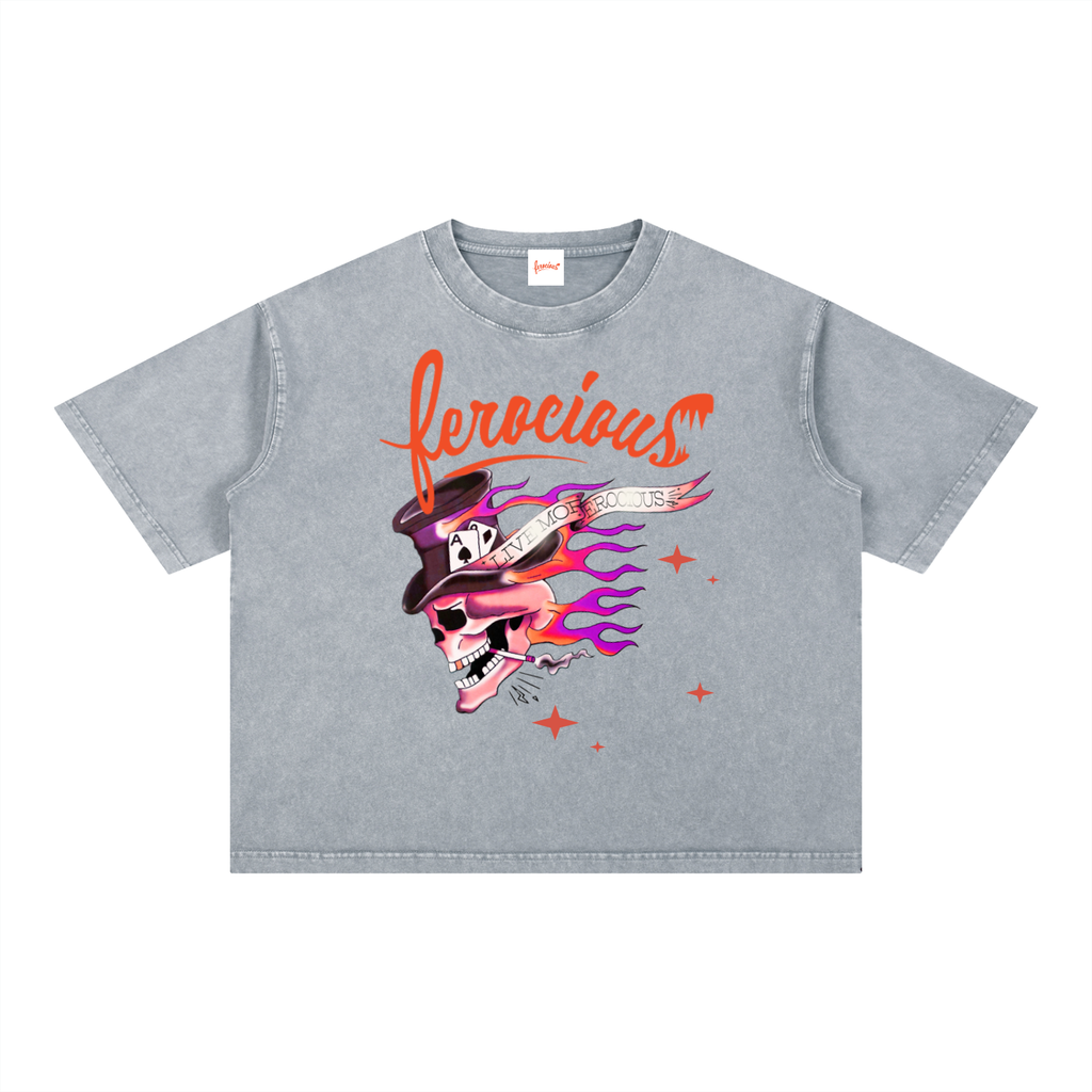 F'ing Smokin' - Mineral Wash Boxy Cotton T