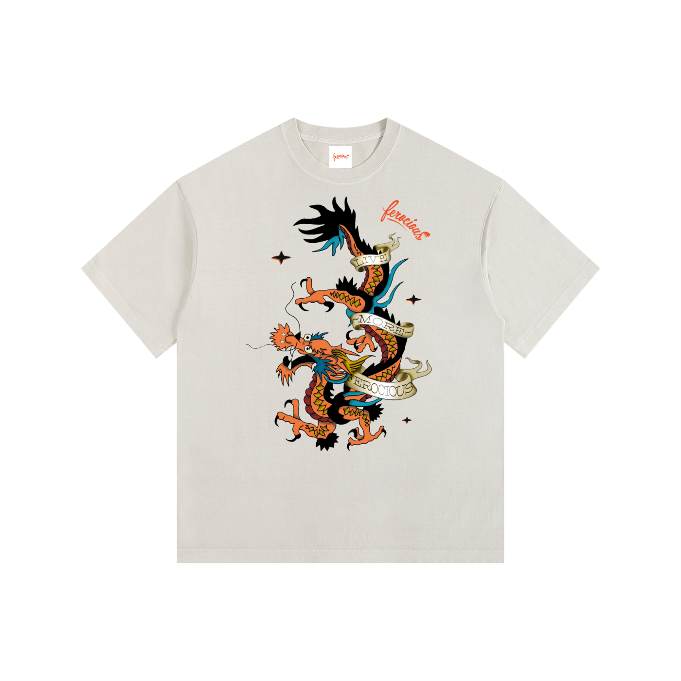 Crazy Dragon - Vintage Oversized T