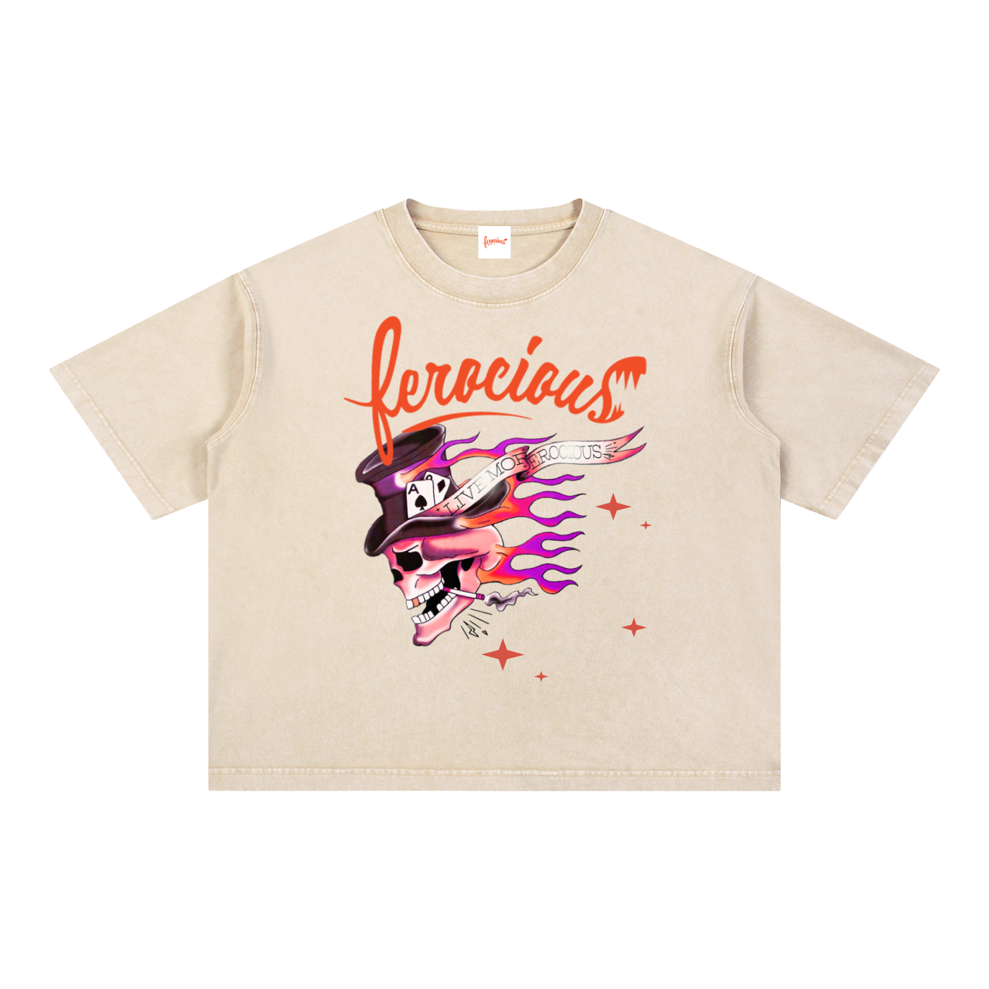 F'ing Smokin' - Mineral Wash Boxy Cotton T