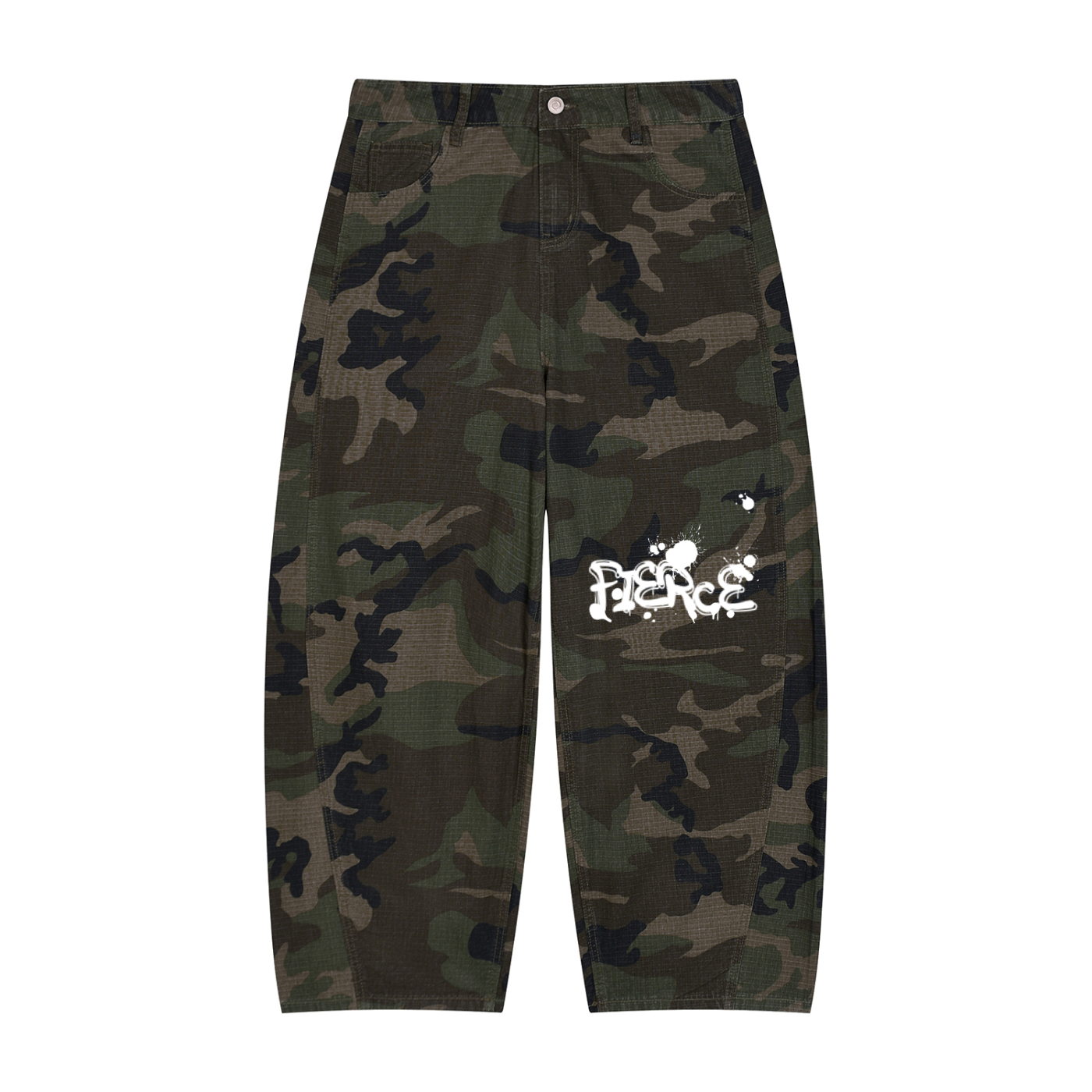 Men’s Camo Barrel Leg Cargo