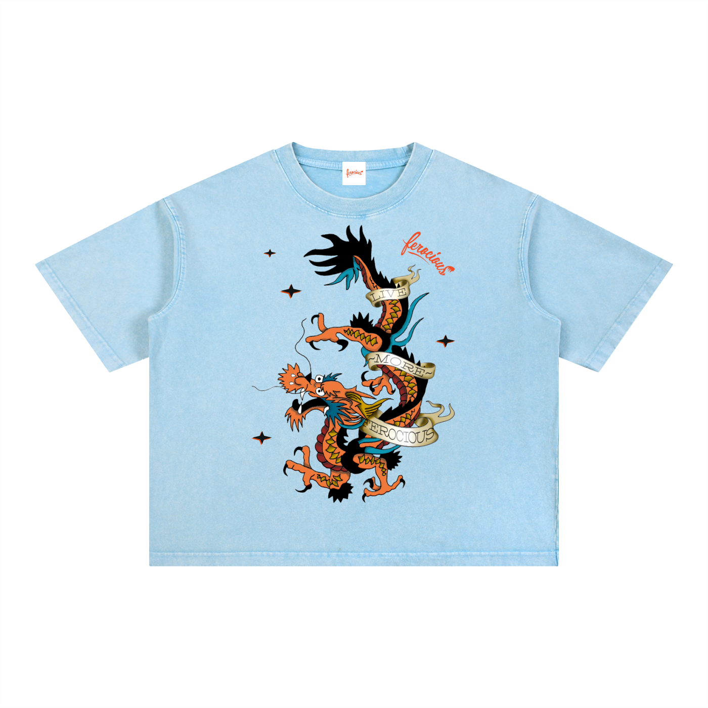 Crazy Dragon - Wash Boxy T