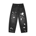 Stars & Splats - Men's Vintage Barrel Leg Jeans