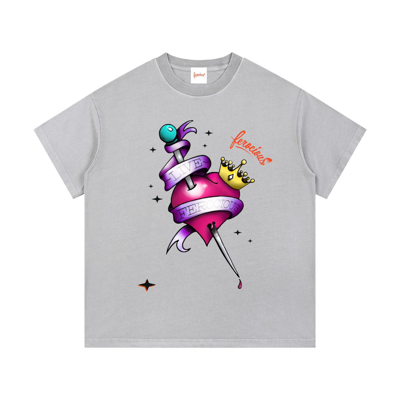 Bleeding Heart - Vintage Cotton T