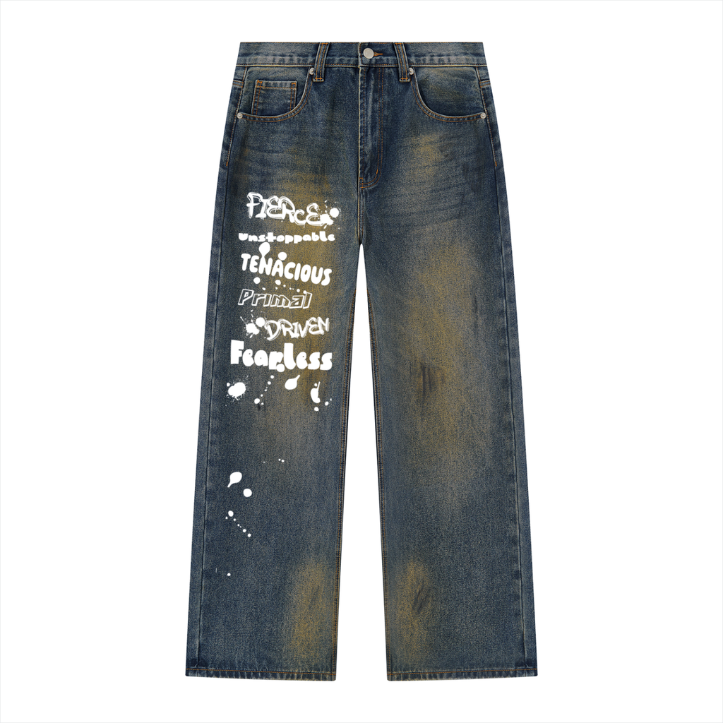 FIERCE - Men's Vintage Wide Leg Denim